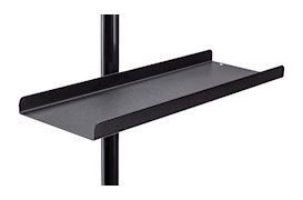 K&M - 12215 BERGPLANK STAAL MET KLEM ZWART